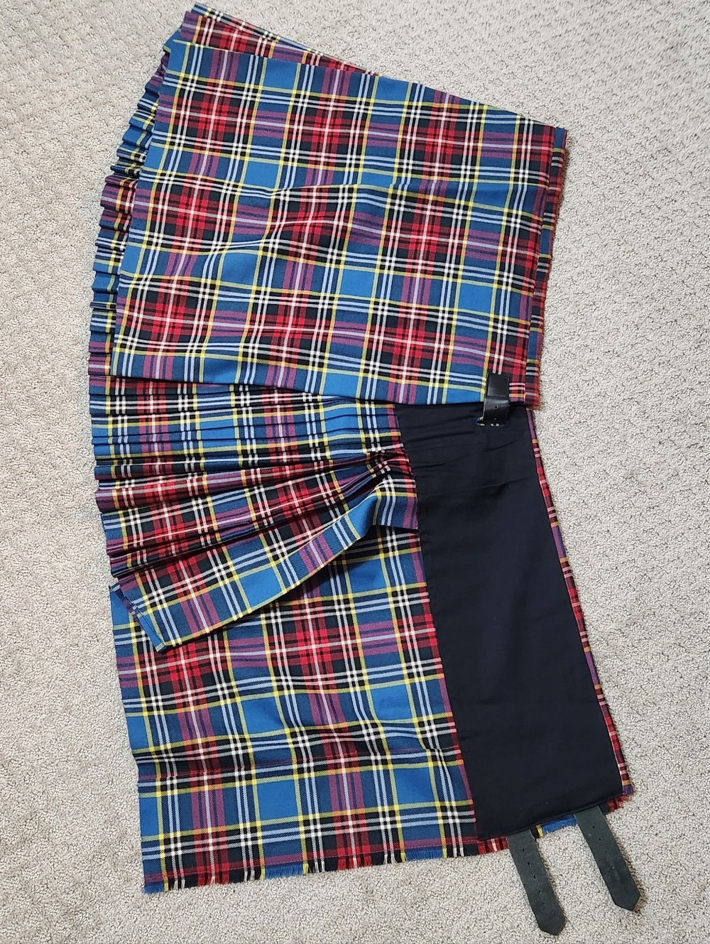 J. Higgins Clan Macbeth Modern Tartan Plaid Heavy Weight Wool Custom Dress Kilt - Picture 11 of 16